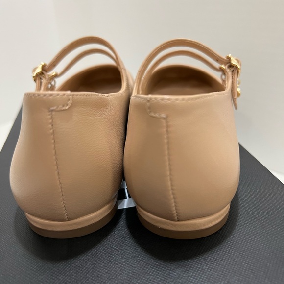 Coach Women's Tan Mary Jane Flats - Picture 8 of 10
